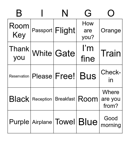 WonderBasics Review Bingo Card