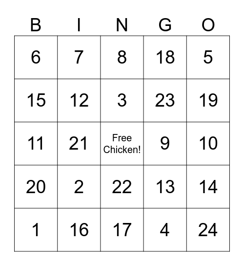 Sapphire Reserve Bingo Card