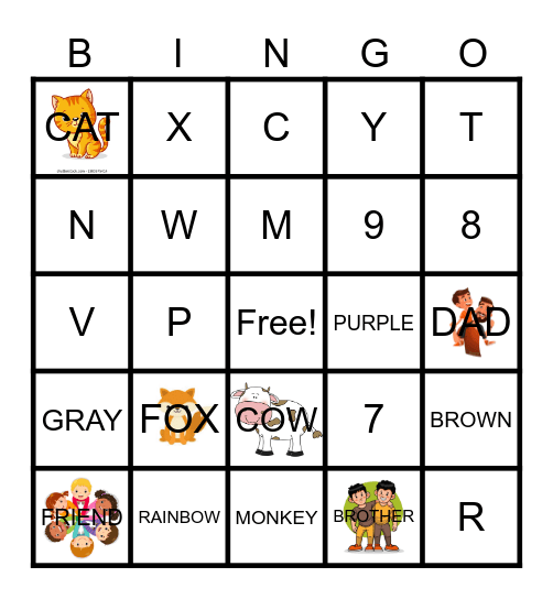 ASL BINGO Card
