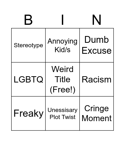 Dhar Man Bingo Card