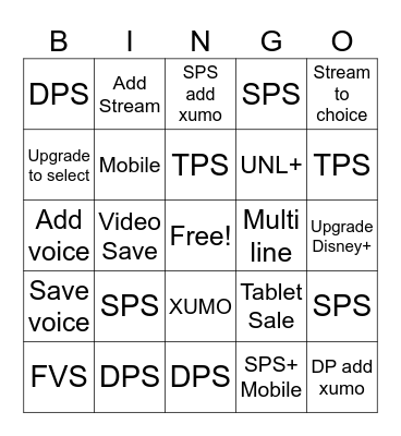 CSL Bingo Card