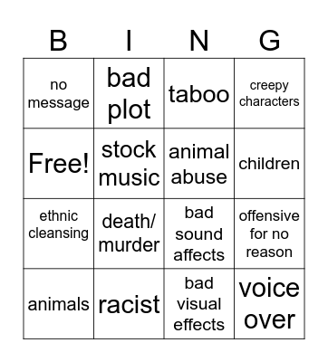 tomorrows teaching Bingo Card