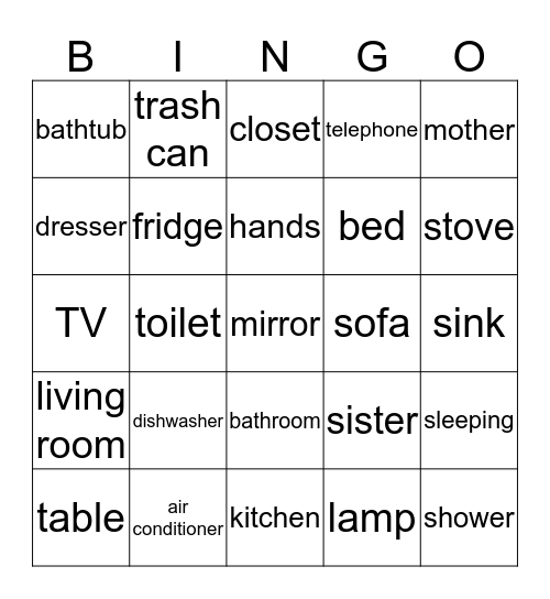 MFS5 U4 Bingo Card