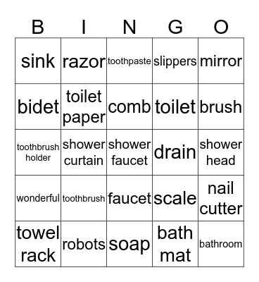 BB4 U1 Bingo Card