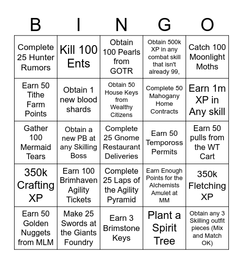 Duke Solo BINGO Card