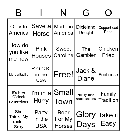 4th of July Part 2 Bingo Card