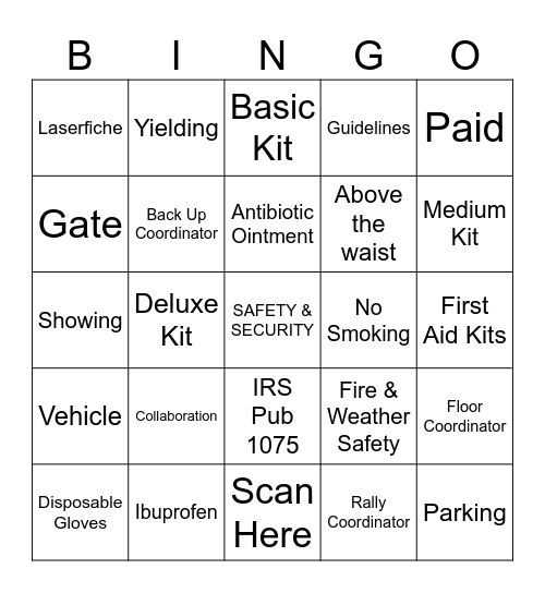 TRUE CRIME BINGO Card