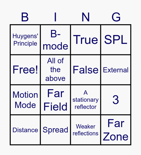 Beam Team Bingo Card
