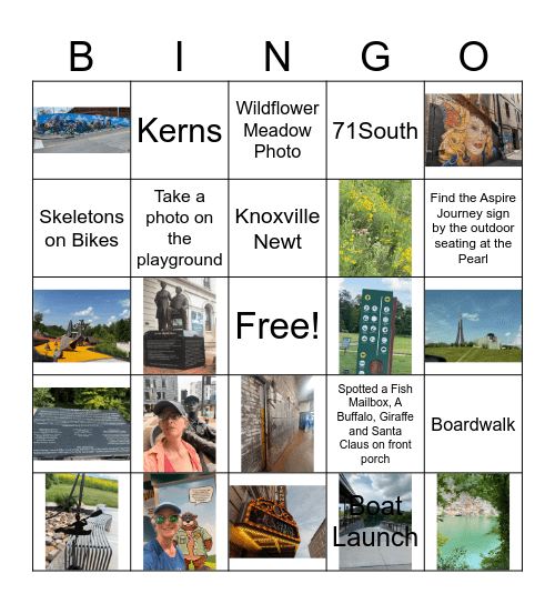 Jane’s Journeys Episode 1 Bingo Card