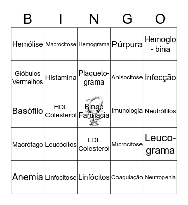 Bingo Farmácia Bingo Card