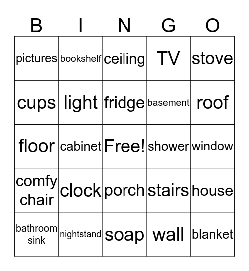 La Casa Bingo Card