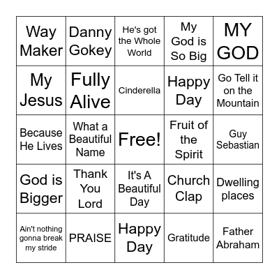 Musical Bingo 🎤🎵 Bingo Card