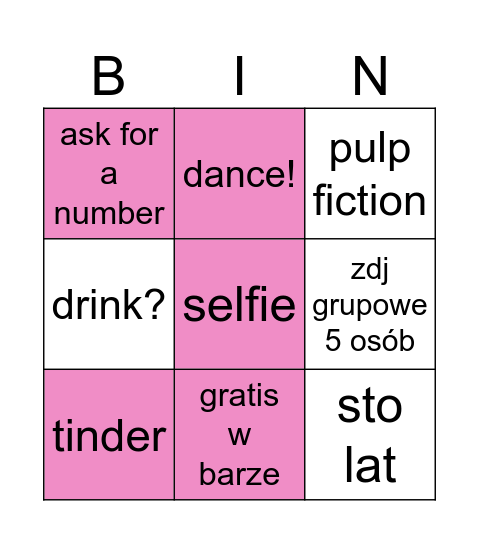 natiii Bingo Card