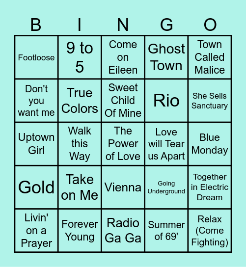 My Bingo Card