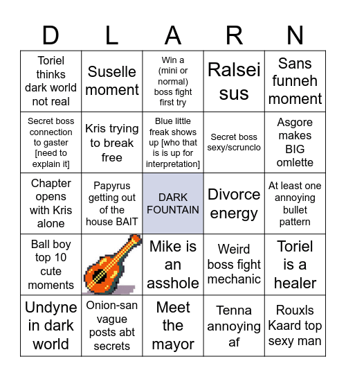 Chapter 3 & 4 Bingo Card