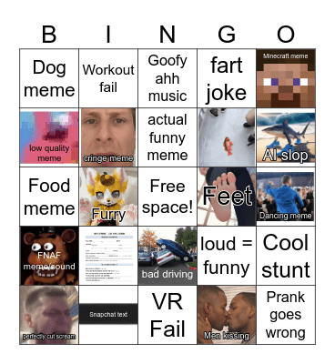 Unusual Bingo 2 Bingo Card