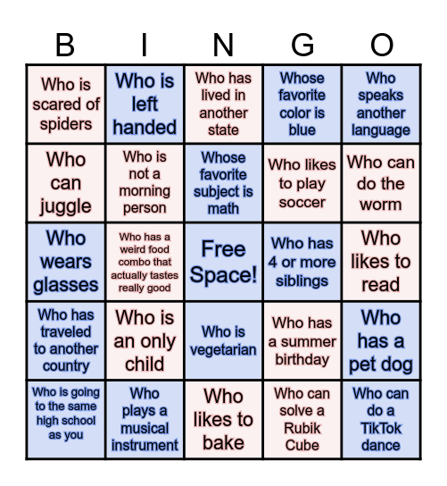 Welcome Back to BTNY! Find Someone... Bingo Card