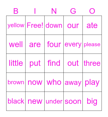 Macqlit Bingo Card