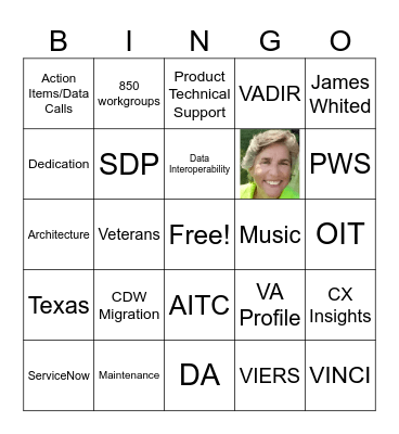TAPS Contract BINGO Card