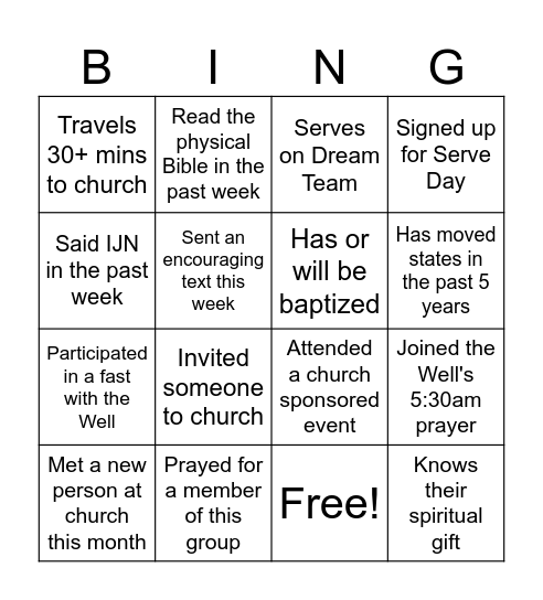 I'm Planted Bingo Card