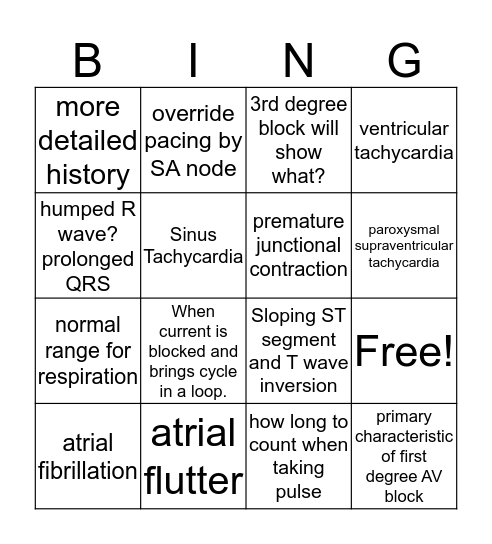 EGK Bingo  Bingo Card