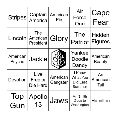 4th of July - Movies Bingo Card