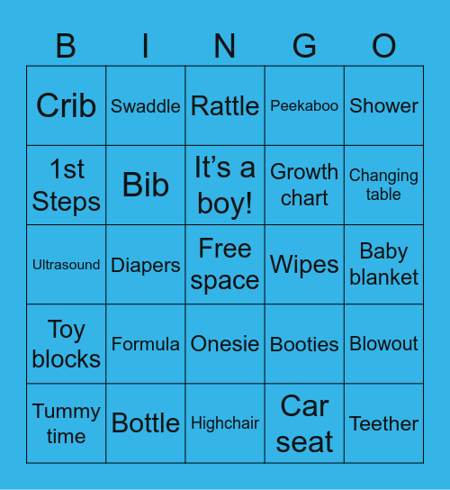 BABY BINGO Card