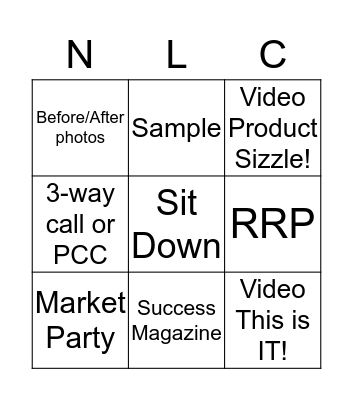 Prospect ___________ Bingo Card