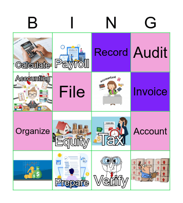 Accounting Bingo Card