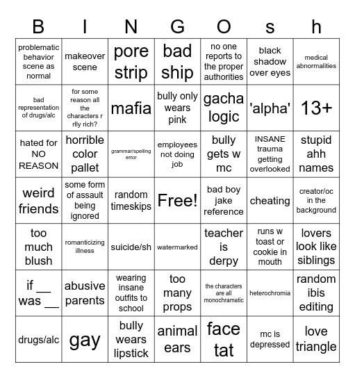 gacha bingo Card