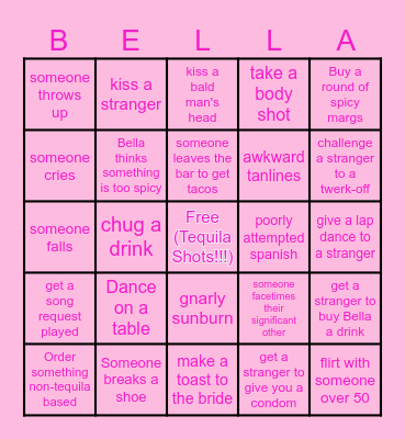 Fiesta del Tesoro !!! Bingo Card