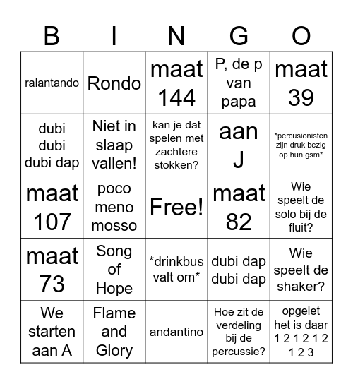 Vlamo Zomerplay-BinGO 2025 Bingo Card