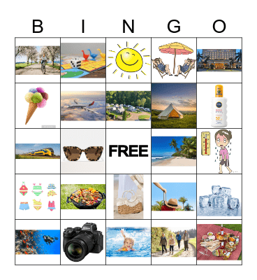 Zomer Bingo Card