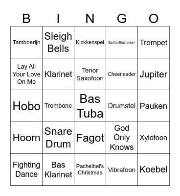 Oeps Bingo 2025 Bingo Card