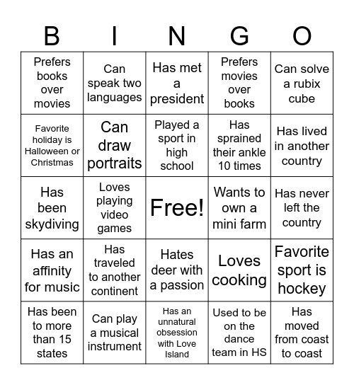 SS GTKY July Bingo Card