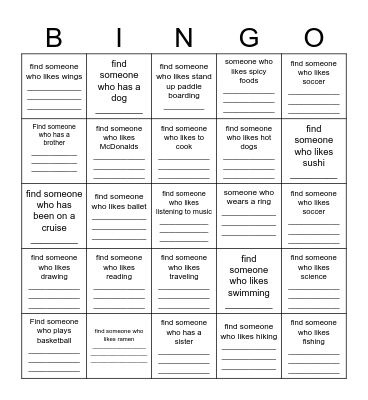 MUUSIKA Bingo Card
