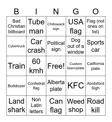 Binho Bingo Card