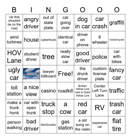 OHIO Bingo Card