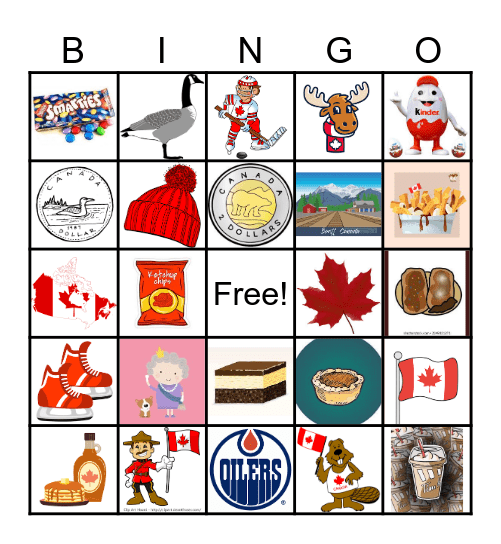 CANADA DAY!! Bingo Card