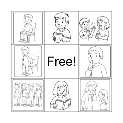 Bingo class 1 Bingo Card