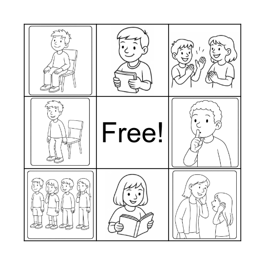 Bingo class 1 Bingo Card