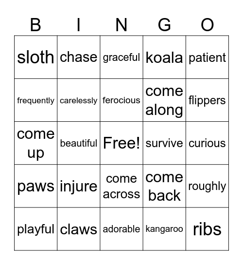 ( ͡° ͜ʖ ͡°) Bingo Card