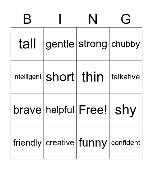 Negative sewntences Bingo Card