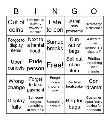 Japan Expo 2025 Bingo Card