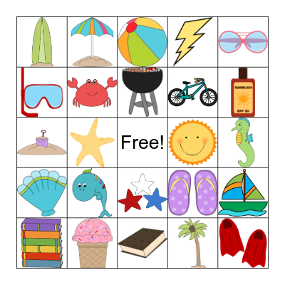 Summer BINGO Card