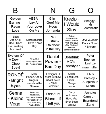 HIT Bingo powered by TP&L Bingo Card