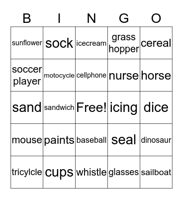 s bingo  Bingo Card