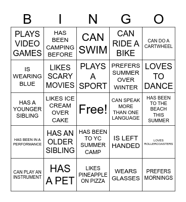 QUEEN TWEEN Bingo Card