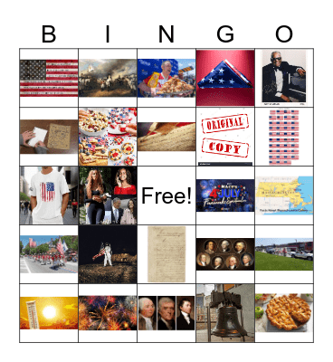 4th Fun Facts 2025 Bingo Card