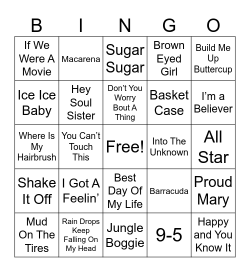SUMMER SIZZLE Bingo Card